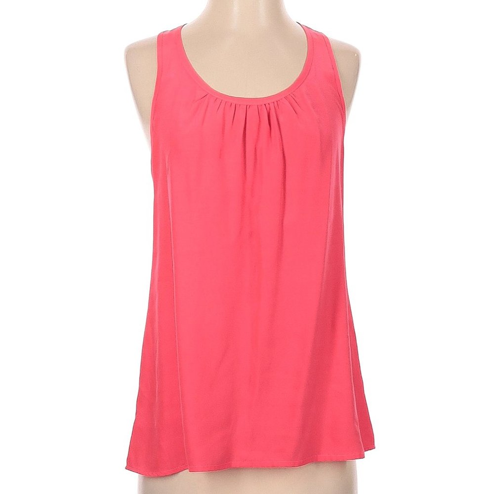 NWT Brit Ryan Silk Racerback Tank Sz M
